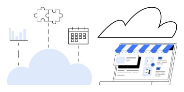 Analiz, takvim, bulmaca elemanları ve depolama arayüzünü bağlayan bulut platformu. Veri yönetimi, çevrimiçi ticaret, entegrasyon, organizasyon, pazarlama perakende verimli iş akışları için ideal