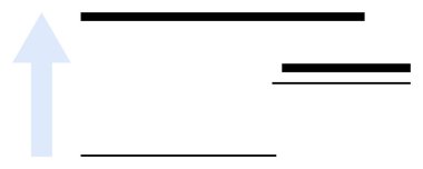 Yukarı doğru siyah yatay çizgilerle eşleşen büyük ok ilerlemeyi, navigasyonu ve büyümeyi görselleştirir. İş, kalkınma, strateji, başarı, iyileştirme, hiyerarşi motivasyonu için ideal