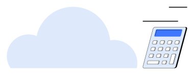 Bulut ve hesap makinesi, uzak veri depolama, çevrimiçi finansal hesaplamalar ve hesaplamayı vurguluyor. Bulut hizmetleri, finans, teknoloji, eğitim, veri yönetimi, iş dijital araçları için ideal