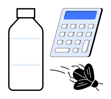 Konteynır, hesap makinesi ve hata ayıklama, problem çözme, beklenmedik hatalar, analitik, kalite kontrol, sorun çözme, test ve basit bir düz metaforda geliştirme