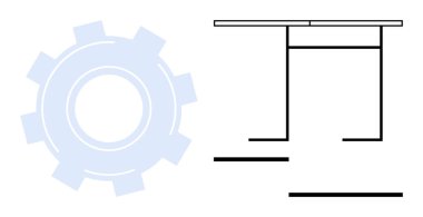 Vites ve masa başı yapılar verimliliği, mühendisliği ve desteği sembolize ediyor. Endüstri, iş akışı, üretkenlik, istikrar ve yenilik için ideal takım çalışması. Basit düz metafor