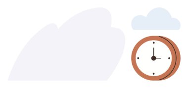 Basit ahşap çerçeveli duvar saati ve ışık bulutunun altına yerleştirilmiş iki siyah el. Kavramların zamanı, dakikliği, basitliği, odaklanmayı, farkındalığı, zamanlamayı ve minimalizmi işaret etmesi için idealdir. Basit.