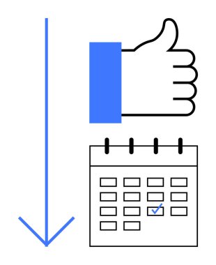 Görev yönetimi konsepti. Görevler etkin bir şekilde tamamlandı ve bir takvim kullanılarak takip edildi. Görev akışı ve verimli zamanlama sadeleştirildi. Üretkenlik, proje planlaması, zaman organizasyonu için