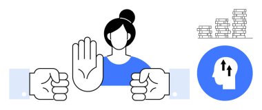 Çatışma çözümü. Yumruk darlığı ve dur hareketi ile çatışmanın dışa vurumu. Çatışma yönetimi ve bunun büyüme üzerindeki etkisi. İş için mükemmel, kişisel gelişim, takım çalışması, insan