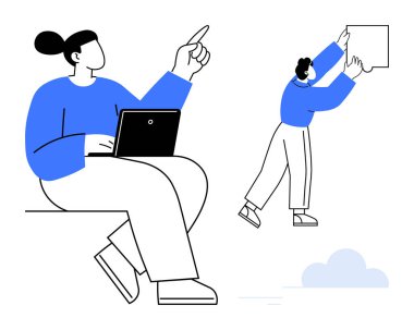 İşbirliği konsepti. Takım çalışması ve problem çözme yoluyla işbirliği vurgulandı. İşbirliği yaratıcılığı, iletişimi ve hedefe ulaşmayı teşvik eder. Takım çalışması ve yenilik için ideal