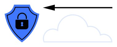 Bulut güvenlik kavramı. Bulut güvenliği, güvenli veri transferini ve şifreleme yoluyla korunmayı ön plana çıkarıyor. Bulut güvenlik görüntüleri teknik servisleri, siber güvenliği ve veri yönetimini destekliyor. Çünkü, bulut