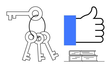 Anahtar konsept. Anahtarlar, kitaplar ve bilgi, öğrenme ve akademik başarının anahtarı. Eğitimin temel metaforu, güvenlik öğrenme başarısı. Okul kütüphaneleri ve eğitim için ideal