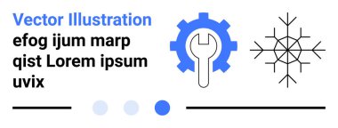 İngiliz anahtarı ve kar tanecikli dişliler servis, onarım, verimlilik ve mevsimlik hazırlık. Teknoloji için ideal, endüstriyel süreçler, soğuk iklim lojistiği, bakım, mühendislik havası