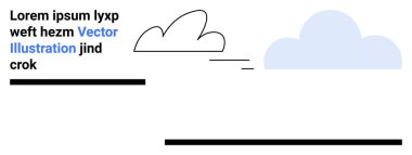 Web tasarımı, grafik şablonları, modern sanat, içerik düzeni, yaratıcı arka planlar, eğitim projeleri. Siyah metin, beyaz arka planda mavi bulutlu siyah çizgiler. Web tasarımı ve grafik şablonları