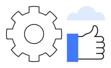Bulut servisi konsepti. Bulut, vites yükseltme işlevselliği ve kullanıcı memnuniyetinin yanında. Teknolojiye olanak sağlayan şirketler için bulut benimseme ve bilişim çözümleri. IT için, dijital dönüşüm