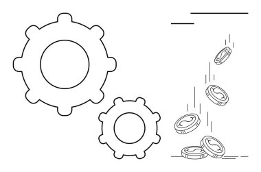 Finansal büyüme, ekonomik mekanizmalar, zenginlik üretimi, iş sistemleri, verimlilik, kalkınma. İki dişli ve ardışık bozuk para. Mali büyüme ve ekonomik mekanizmalar kavramı