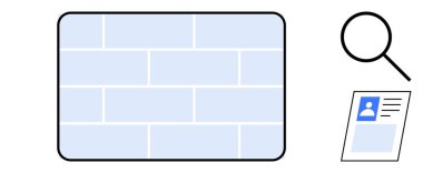 Kimlik doğrulama konsepti. Kimlik doğrulama kimliklere odaklanarak yapılan güvenli kimlik kontrolleri. Teknoloji, güvenlik, fintech, iş, uyum için kimlik doğrulaması