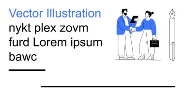 İş ağı, takım çalışması, ortaklıklar, kurumsal iletişim, profesyonellik, kariyer büyümesi. İki insan el sıkışıyor ve fikir alışverişinde bulunuyor. İş ağı ve takım çalışması kavramı