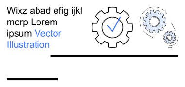İş akışı otomasyonu, işlem yönetimi, sistemler, kalite kontrol, endüstriyel çözümler, teknoloji. İşaretli dişli mekanizması. Çalışma akışı otomasyonu ve süreç yönetimi kavramı
