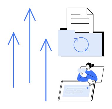 Veri yönetimi. Ok dosyası yükleme veya ilerleme, eşzamanlama sembollü bir dizin ile tamamlanır. Veri yönetimi dosya paylaşımını, organizasyonu ve bulut depolamayı geliştirir. İş akışı için, bulut hesaplama