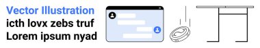 Fintech, dijital iletişim, minimalizm, yapay zeka tasarımı, finansal işlemler, çalışma alanı estetiği. Kullanıcı simgeleriyle sohbet penceresi, düşen madeni para basit masa taslağı. Fintech ve dijital iletişim