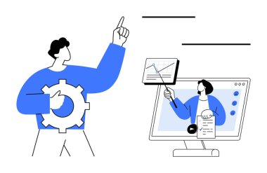 Dijital işbirliği takım çalışmasını ve online sunum araçlarını görselleştirir. Dijital işbirliği üretkenliği, teknik iş akışını ve uzaktan iletişimi arttırır. İş için, yenilik