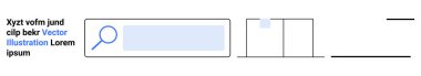 Kullanıcı arayüzü, arama motoru optimizasyonu, web tasarımı, navigasyon çubuğu, dijital araçlar, kullanıcı deneyimi. Arama çubuğu ve yer tutucu metni olan büyüteç simgesi. Kullanıcı arayüzü ve arama motoru