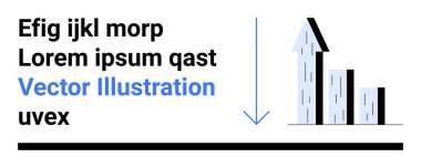 İş büyümesi, piyasa analizi, finansal planlama, ekonomik trendler, veri görselleştirme, performans ölçümleri. Yukarı doğru ok ile yükselen çizelge. İş büyümesi ve pazar analizi
