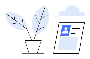 Kişisel markalaşma kavramı. Modern bir kullanıcı profili tasarımında ve doğal elementlerde kişisel markalaşma unsurları kullanılmıştır. Ağ kurmak ve yaratıcı portföyler için kişisel markalaşma. Kimlik için ideal