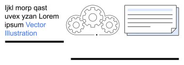 İş süreçleri, iş akışı, otomasyon, verimlilik, yönetim, sistem optimizasyonu. Üç birbirine bağlı vites ve bir belge tasarımı. Otomasyon ve iş akışına odaklan