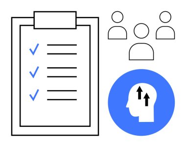 Görev yönetimi konsepti. İşbirliği için grup takım çalışması ve kişisel gelişim listesiyle görev tamamlama. Görev organizasyonu takım çalışmasını, verimliliği ve büyümeyi arttırıyor. Mükemmel.