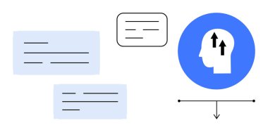 İletişim konsepti. İletişim, fikir paylaşımını arttırır ve insanlar arasındaki etkileşimi teşvik eder. İletişim bilgi akışı ve bilgi alışverişi. Eğitim ve takım çalışması için uygun