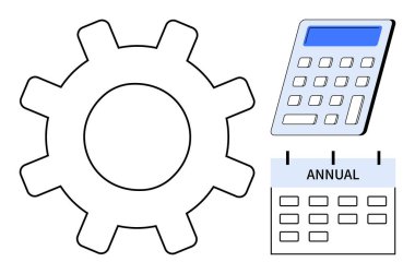 İş stratejisi, yıllık planlama, bütçe düzenlemesi, süreç optimizasyonu, finansal analiz ve iş akışı yönetimi. Vites, hesap makinesi ve yıllık takvim yıllık planlamanın altını çiziyor. İş stratejisi