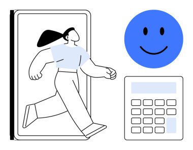 Dijital etkileşim. Akıllı telefonun internetteki dinamik aktivitelerinden ortaya çıkan bir figür. Dijital etkileşim cihazları entegre eder hesap makineleri ve semboller vasıtasıyla iletişim kurar. Teknoloji ve uygulamalar için.