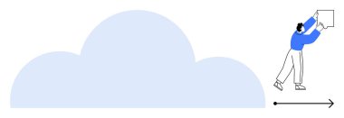 Bulut depolama kavramı. Veri yükleme ile bulut depolama yeniliği. Bulut depolama kusursuz paylaşım, verimli yedekleme ve modern dijital organizasyon olanağı sağlıyor. Teknoloji, iş, yenilik için