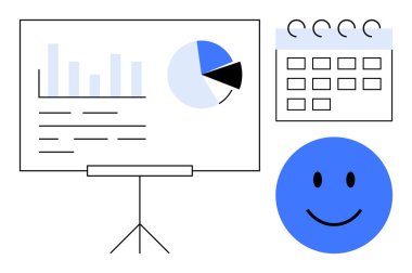 İş konsepti. Çizelgeler, takvimler ve verimlilik teması dahil iş analizleri. İş araçları planlama, üretkenlik ve stratejik iletişimi destekler. Çalışma araçları ve zamanlama için