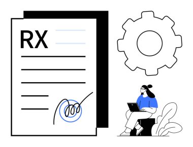 Reçeteli otomasyon. İmza ve vites otomasyonlu dijital reçete işlemleri. Reçete teknolojileri sağlık hizmetleri iş akışını artırıyor. Sağlık, tıbbi teknoloji, yenilik, iş akışı için