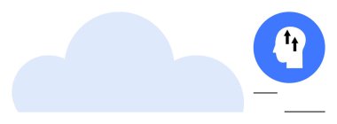 Bulut hesaplama. Bulut hesaplaması veri erişimini ve işbirliğini arttırır. Simgeler yenilikleri ve yükselen büyümeyi tasvir eder. Teknoloji, iş, yenilik, eğitim ve fütüristik için kullanım