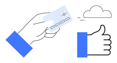 Dijital ödeme konsepti. Kredi kartıyla yapılan dijital ödemeler güvenli işlemler ve bulut tabanlı işlemler sağlıyor. Dijital ödeme, temassız satın alma olanağı sağlıyor. E-ticaret, fintech, güvenlik için