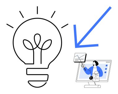 Veri analiz konsepti. Veri görselleştirme etkili karar verme için yeni fikirler üretmeye yardımcı olur. Veri yorumlaması işletmeler, girişimler ve eğitim için yenilikleri destekler. Mükemmel.