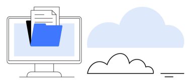 Bulut hesaplama konsepti. Bulut hesaplaması veri depolamayı, dosya paylaşımını ve uzaktan erişimi kolaylaştırır. Bulut hesaplaması dijital iş akışlarını geliştirir ve kusursuz bir işbirliği sağlar. Teknoloji ve iş için.