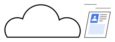 Bulut depolama kavramı. Güvenli bulut depolama için bulut bağlantısı ve kullanıcı profili veri yönetimi. Bulut hizmetleri kullanıcı veri bütünlüğünü ve erişilebilirliğini sağlar. Teknoloji, kimlik, iş için