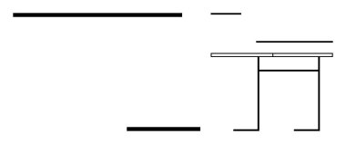 Tasarım ilhamı, mimari kavramlar, yaratıcı planlar, minimalizm sanatı, soyut, geometrik denge. Siyah çizgiler ve şekiller basit bir geometrik bileşim oluşturur. Tasarım ilhamı