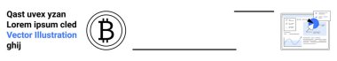 Kripto para birimi, fintech, piyasa trendleri, engelleme teknolojisi, finansal analiz, dijital ekonomi. Bitcoin sembolü ve verili analitik ekran. Kripto para birimi ve fintech konsepti