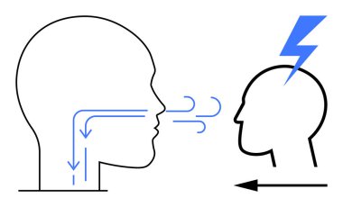 İletişim konsepti. İllülasyon, konuşma ve mesajların etkisi. İletişimin etkileşimi, etkisi ve anlayışı. Psikoloji, liderlik, medya ve eğitim için ideal