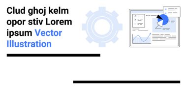 Veri analizleri, iş sezgileri, süreç optimizasyonu, teknoloji çözümleri, yazılım tasarımı, rapor üretimi. Arayüz ve grafiklerin yanında dişli simgesi. Veri analizi ve iş anlayışları odaklanır