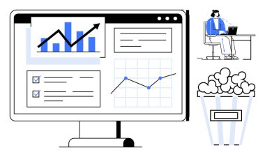 İş analizleri. Büyüme eğilimlerini gösterge paneli grafikleri ve verilerle izleyip analiz edin. İş analizleri uzak çalışma verimliliğini ve büyüme verimliliğini destekler. Dijital iş ve veri için kullan