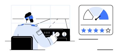 Veri analizi konsepti. Veri analizleri performans izleme ve sistem optimizasyonunu arttırıyor. Ölçüm, sistem kontrolü, verimlilik izleme, işlem yönetimi için kullanılan veri analizleri