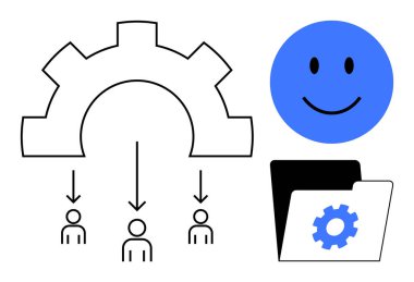 İş akışı otomasyonu. Vites, takım akışı ve iş akışı otomasyonunu arttırmak için bir klasör. İş akışı otomasyon sistemi daha iyi verimlilik için süreçleri düzene sokar. İş için mükemmel.