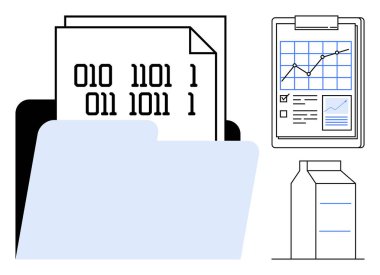 Veri yönetimi, analitik, teknoloji, depolama, siber güvenlik, bilgi sistemleri. İkili dosya, grafik ve sunucu grafikli dizin. Veri yönetimi ve analitik kavramı