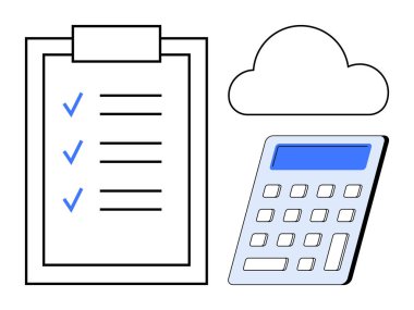 Görev yönetimi, bulut depolama, finans, bütçe, verimlilik, veri yedekleme. Bir kontrol listesi, bulut ve hesap makinesi organizasyonu. Görev yönetimi ve bulut depolama kavramlarına odaklan