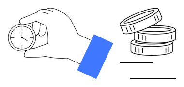 Zaman yönetimi, finansal planlama, iş stratejisi, yatırım, verimlilik, para yönetimi. Elinizde bir saat ve bir yığın bozuk para var. Zaman yönetimi ve finansal planlama kavramları