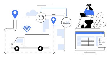 Lojistik izleme. Lojistik işlemler arasında GPS, eş zamanlı sevkiyat takibi, veri yönetimi ve teknoloji entegrasyonu yer alıyor. Lojistik, tedarik zinciri verimliliğini arttırır. Tedarik zinciri için ideal