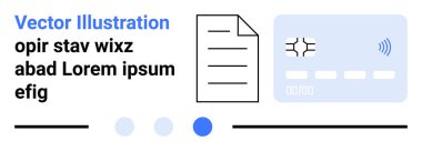 Finansal işlemleri, veri paylaşımını ve dijital işlemleri temsil eden soyut unsurlara sahip belge ve kredi kartı. Finans, bankacılık, teknoloji, e-ticaret, dijital araçlar, iş için ideal