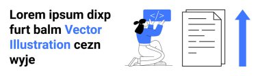 Kodlama eğitimi, gelişme kilometre taşları, büyüme takibi, dijital öğrenme, programlama becerileri, yazılım düzenleme. Kadın kodlama, yukarı doğru ok at. Kodlama ve geliştirme kilometre taşları